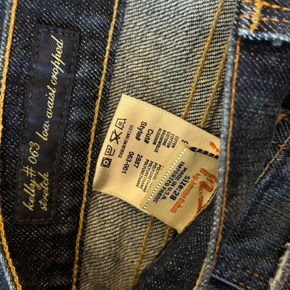 Citizens of Humanity Kelly #063 Stretch Low Waist Cropped Jeans Size 28 - Picture 11 of 13